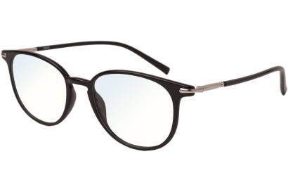 eyerim collection Izar Shiny Solid Black Screen Glasses eyerim collection Izar Shiny Solid Black Screen Glasses
