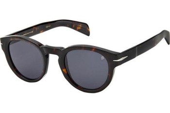 Okulary przeciwsłoneczne David Beckham DB7041/S 086/IR Okrągłe Havana