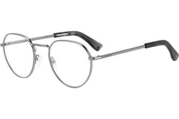 Okulary korekcyjne Dsquared2 D20019 KJ1 Okrągłe Srebrne