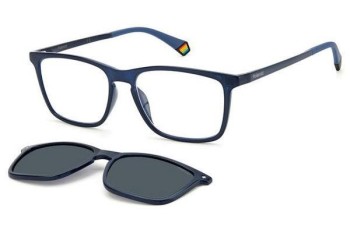 Okulary korekcyjne Polaroid PLD6139/CS GEG/C3 Polarized Prostokątne Niebieskie