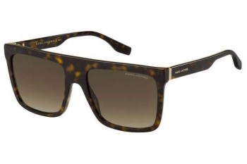 Okulary przeciwsłoneczne Marc Jacobs MARC639/S 086/HA Flat Top Havana