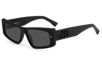 Okulary przeciwsłoneczne Dsquared2 ICON0007/S 003/IR Kocie oczy Czarne