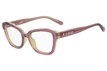 Okulary korekcyjne Love Moschino MOL606/TN 35J Kocie oczy Różowe