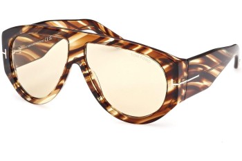 Okulary przeciwsłoneczne Tom Ford FT1044 56E Pilotki (Aviator) Havana