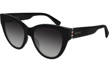 Okulary przeciwsłoneczne Gucci GG0460S 001 Kocie oczy Czarne