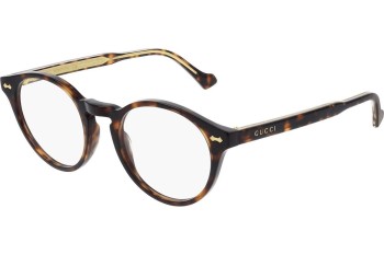 Okulary korekcyjne Gucci GG0738O 002 Okrągłe Havana