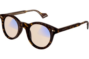 Okulary przeciwsłoneczne Gucci GG0736S 005 Okrągłe Havana