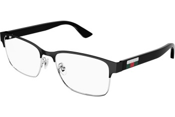 Okulary korekcyjne Gucci GG0750O 005 Prostokątne Czarne