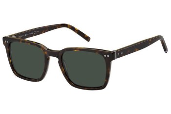 Okulary przeciwsłoneczne Tommy Hilfiger TH1971/S 086/QT Kwadratowe Havana