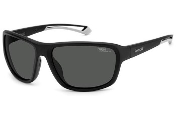 Okulary przeciwsłoneczne Polaroid PLD7049/S 003/E3 Polarized Prostokątne Czarne