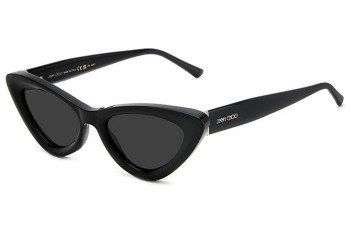 Okulary przeciwsłoneczne Jimmy Choo ADDY/S 807/IR Kocie oczy Czarne