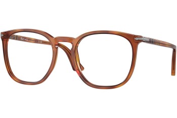 Okulary przeciwsłoneczne Persol PO3316S 96/GJ Kwadratowe Havana