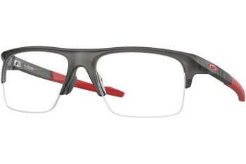 Okulary korekcyjne Oakley Plazlink OX8061-02 Prostokątne Szare