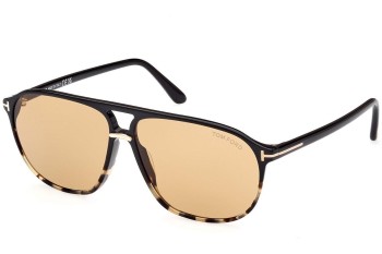 Okulary przeciwsłoneczne Tom Ford FT1026 05E Pilotki (Aviator) Czarne