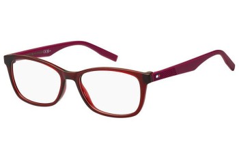 Okulary korekcyjne Tommy Hilfiger TH2027 8CQ Prostokątne Czerwone