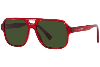 Okulary przeciwsłoneczne Dolce & Gabbana DX4003 340971 Pilotki (Aviator) Czerwone