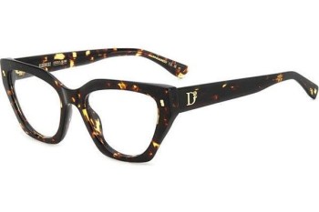 Okulary korekcyjne Dsquared2 D20117 086 Kocie oczy Havana