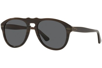 Okulary przeciwsłoneczne Persol PO0649CO 113987 Pilotki (Aviator) Brązowe