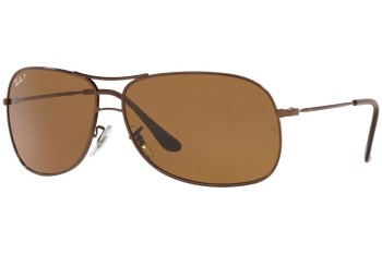 Okulary przeciwsłoneczne Ray-Ban RB3267 014/83 Polarized Pilotki (Aviator) Brązowe