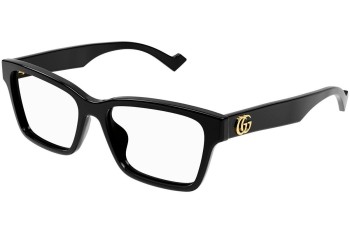 Okulary korekcyjne Gucci GG1476OK 001 Kwadratowe Czarne