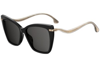 Okulary przeciwsłoneczne Jimmy Choo SELBY/G/S 807/M9 Polarized Oversize Czarne