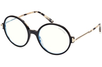 Okulary korekcyjne Tom Ford FT5914-B 005 Okrągłe Czarne