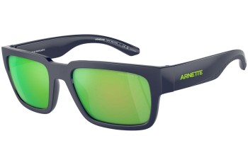 Okulary przeciwsłoneczne Arnette Samhty AN4326U 27621I Polarized Kwadratowe Niebieskie