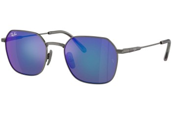 Okulary przeciwsłoneczne Ray-Ban Jim Titanium RB8094 165/4L Polarized Nieregularny Szare