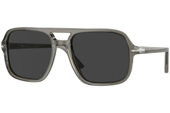 Okulary przeciwsłoneczne Persol PO3328S 110348 Polarized Pilotki (Aviator) Szare