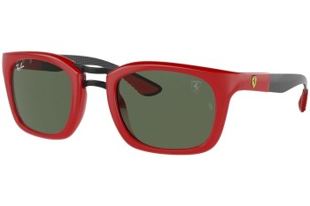 Okulary przeciwsłoneczne Ray-Ban RB8362M F66371 Kwadratowe Czerwone