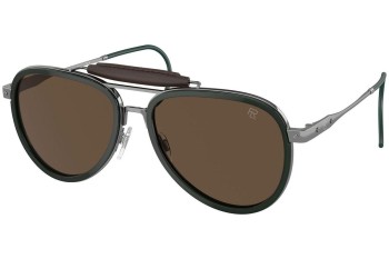 Okulary przeciwsłoneczne Ralph Lauren The Roadster RL7080Q 900253 Pilotki (Aviator) Zielone