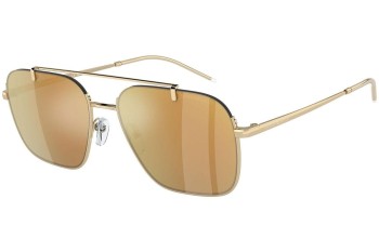 Okulary przeciwsłoneczne Emporio Armani EA2150 301378 Prostokątne Złote