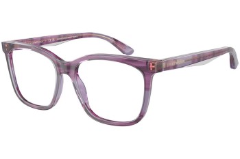 Okulary korekcyjne Emporio Armani EA3228 6056 Kwadratowe Fioletowe