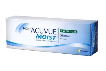 Dzienne 1 Day Acuvue Moist Multifokalne  With Lacreon (30 soczewek)