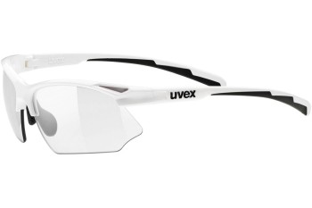 Okulary przeciwsłoneczne uvex sportstyle 802 v White S1-S3 Prostokątne Białe