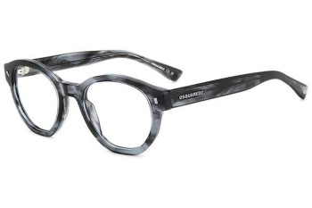 Okulary korekcyjne Dsquared2 D20131 2W8 Okrągłe Szare