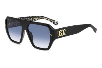 Okulary przeciwsłoneczne Dsquared2 D20128/S TAY/08 Flat Top Czarne