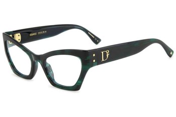 Okulary korekcyjne Dsquared2 D20133 6AK Kocie oczy Zielone