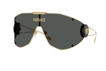 Okulary przeciwsłoneczne Versace VE2268 100287 Pojedyncze | Shield Złote