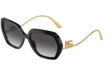 Okulary przeciwsłoneczne Dolce & Gabbana DG4468B 501/8G Prostokątne Czarne