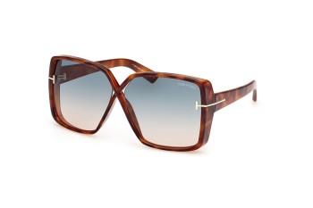 Okulary przeciwsłoneczne Tom Ford FT1117 53P Kwadratowe Havana