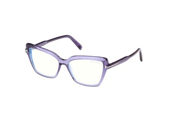 Okulary korekcyjne Tom Ford FT5948-B 081 Kocie oczy Fioletowe