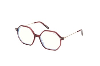 Okulary korekcyjne Tom Ford FT5952-B 069 Prostokątne Czerwone