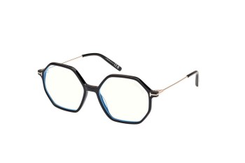 Okulary korekcyjne Tom Ford FT5952-B 001 Prostokątne Czarne