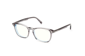 Okulary korekcyjne Tom Ford FT5960-B 020 Prostokątne Szare