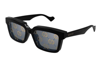 Okulary przeciwsłoneczne Gucci GG1543S 001 Prostokątne Czarne