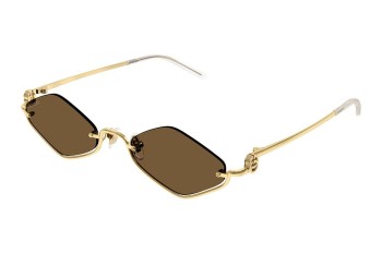 Okulary przeciwsłoneczne Gucci GG1604S 002 Nieregularny Złote