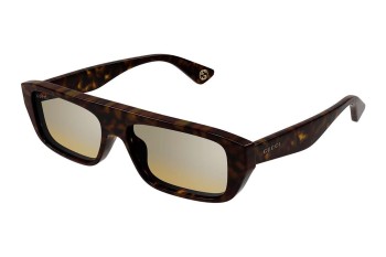 Okulary przeciwsłoneczne Gucci GG1617S 002 Kwadratowe Havana