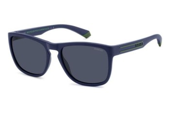 Okulary przeciwsłoneczne Polaroid PLD2161/S RCT/C3 Polarized Prostokątne Niebieskie