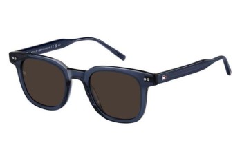 Okulary przeciwsłoneczne Tommy Hilfiger TH2126/S PJP/70 Prostokątne Niebieskie